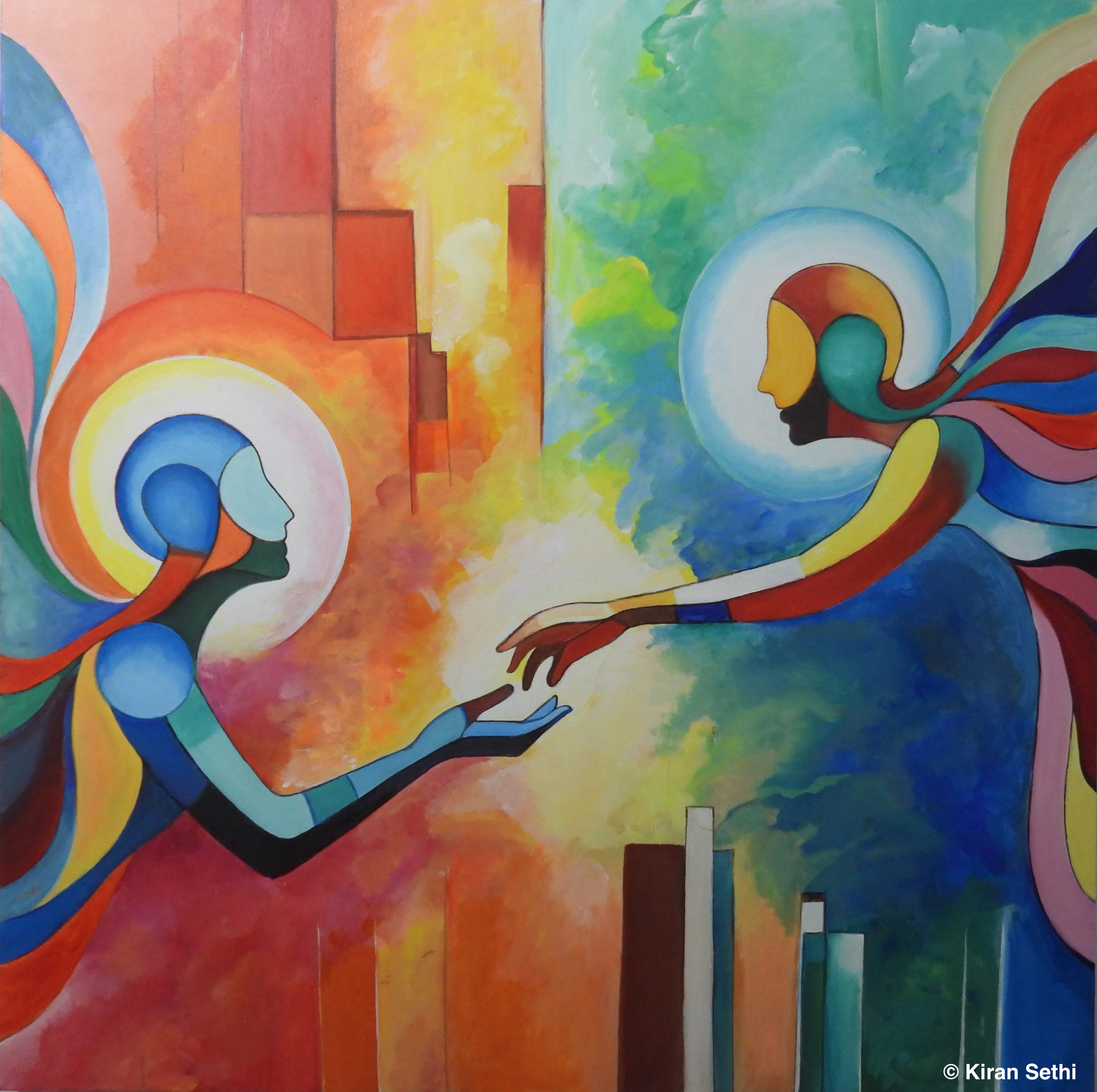 Custom oil painting 1 by Kiran Sethi - Portrait artwork