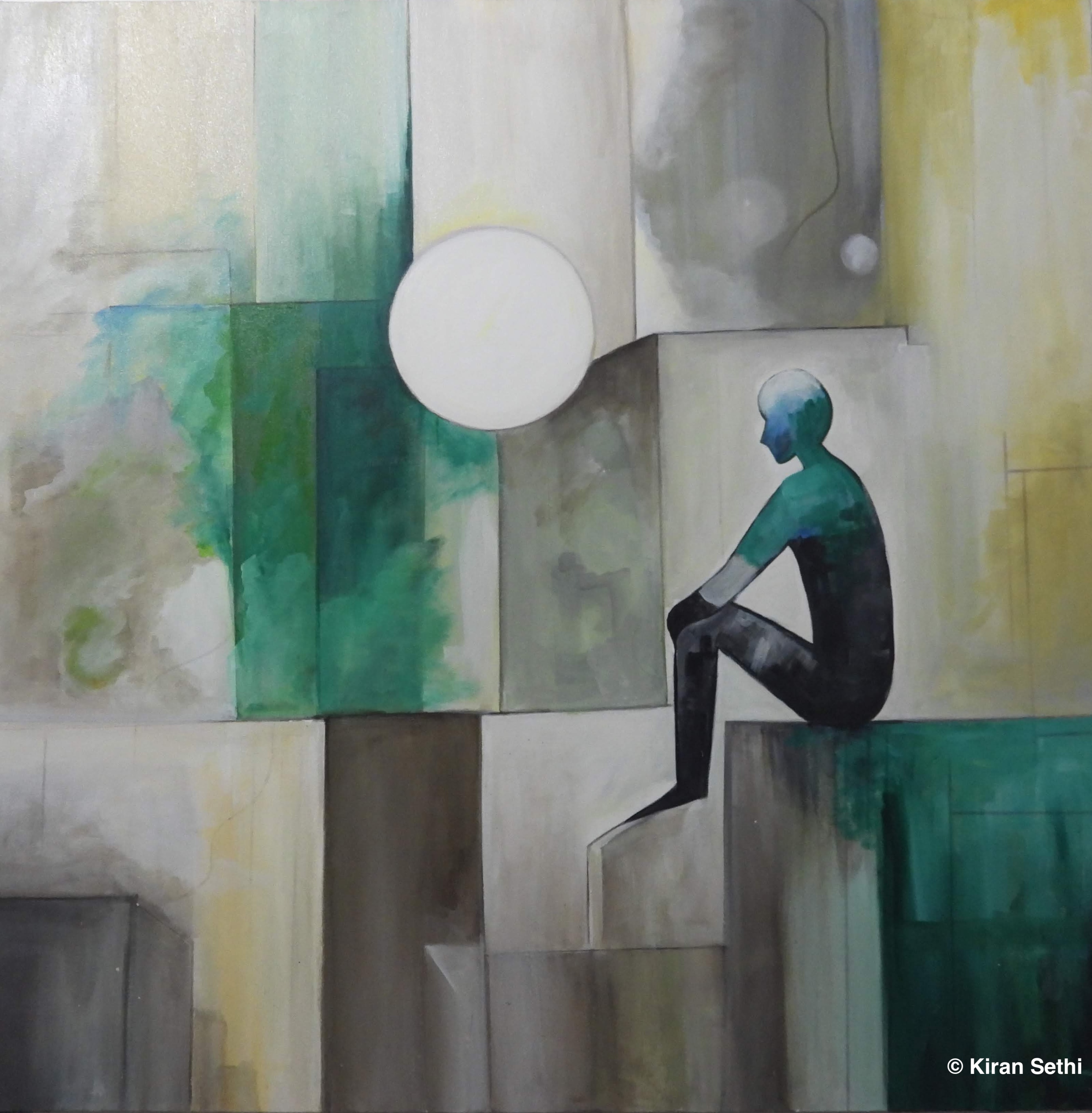 Custom oil painting 2 by Kiran Sethi - Landscape artwork