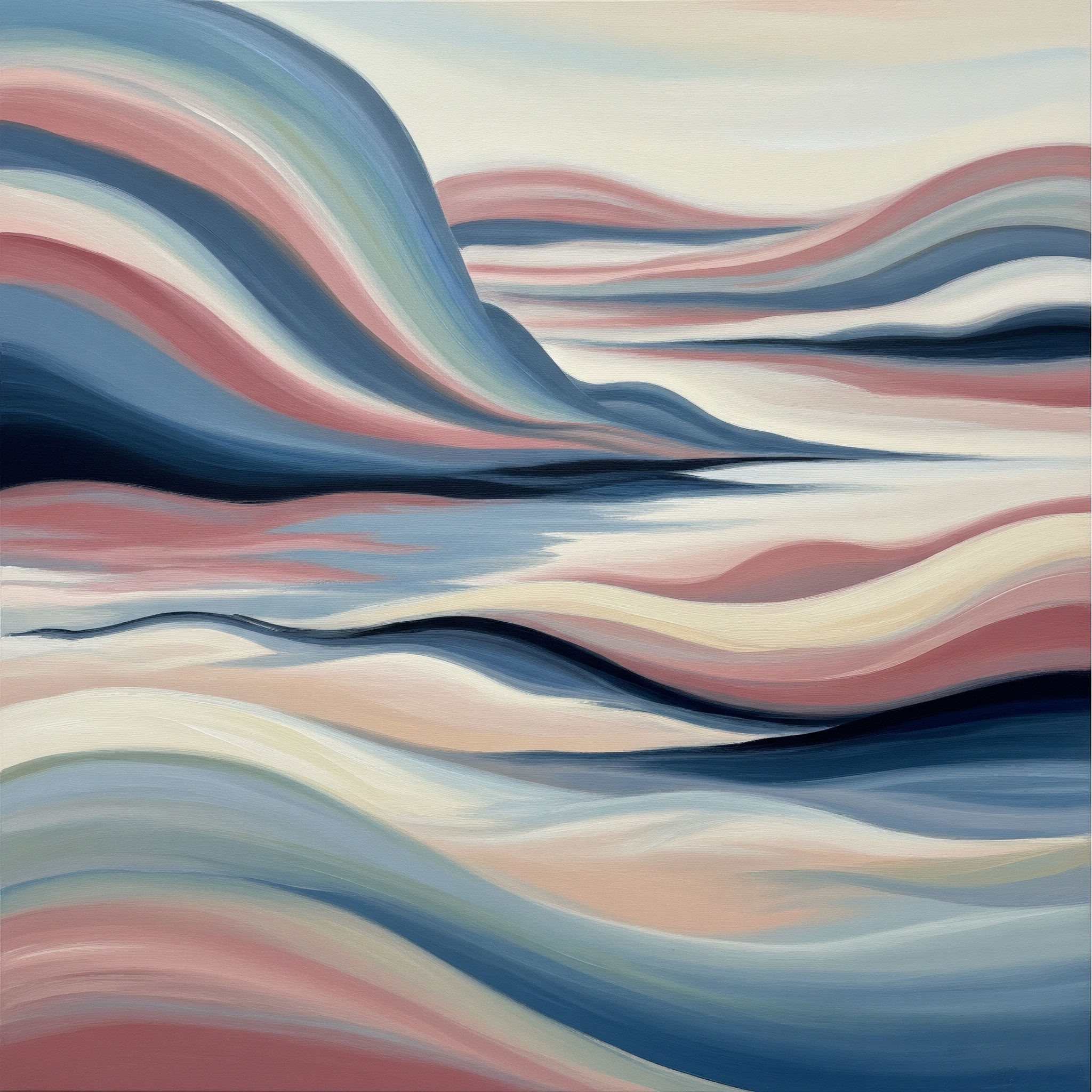 Custom oil painting sample 3 by Kiran Sethi - Abstract artwork